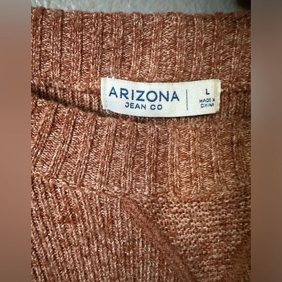 🚨 Arizona Jean Co Women’s Crewneck Stripe Over-Sized Sweater, Multicolor. - Picture 6 of 6